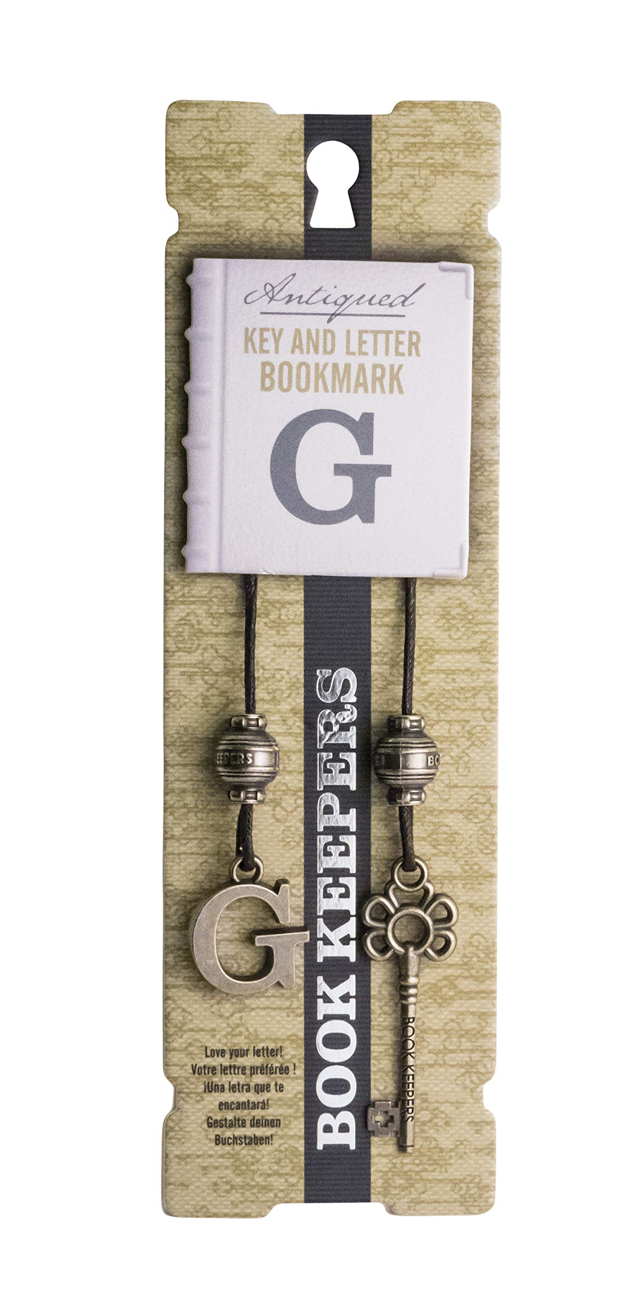 IF Book Keepers Personalised Bookmark - Letter G