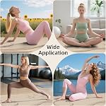 Grand tapis de yoga, 72"x40"x0.4"Matin d'exercice extra large, tapis d'entraînement antidérapant surdimensionné avec sangle pour le yoga, Pilates, fitness, home Gym Studio