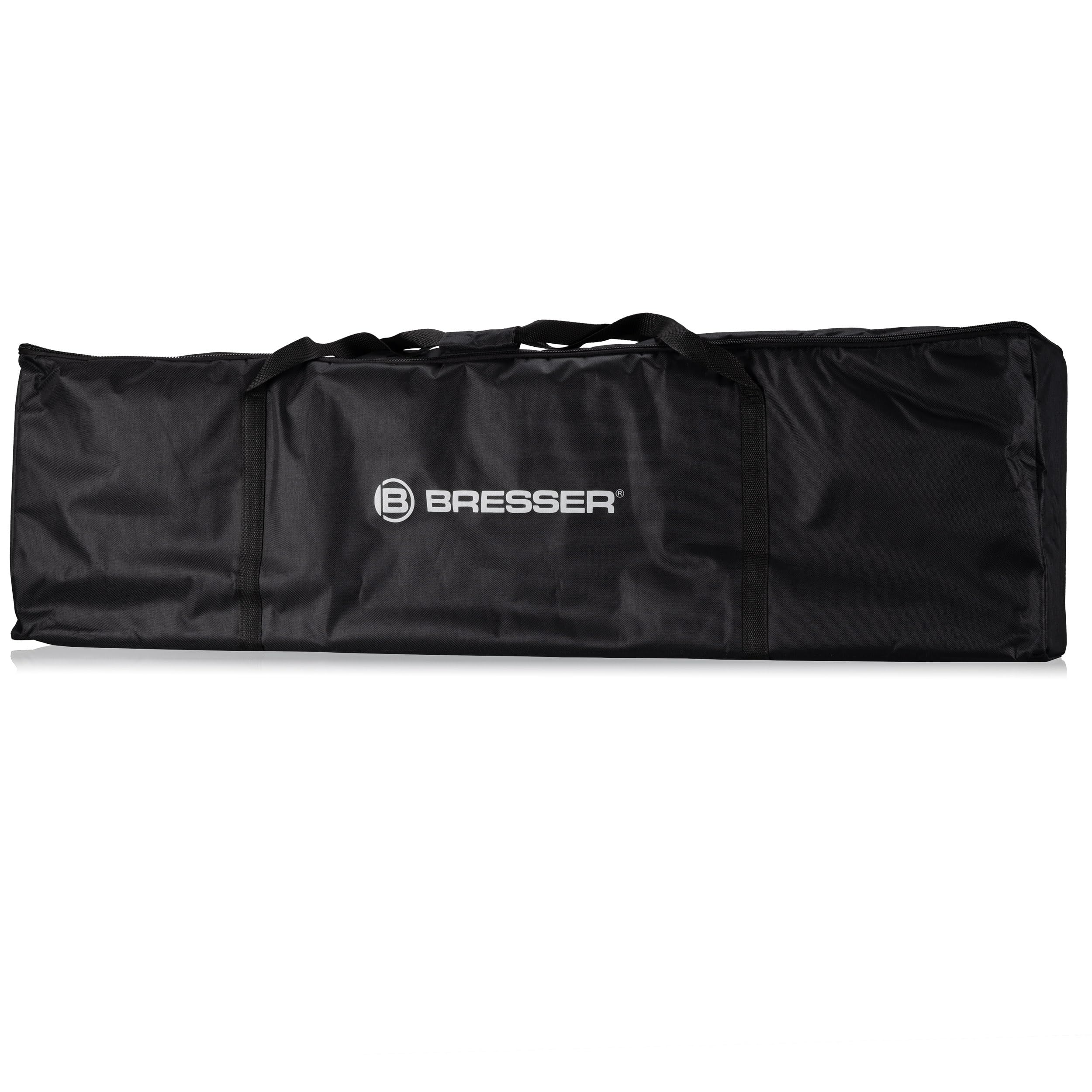 Bresser Kit Luce Diurna LED per Studio Fotografico con 3 Softbox 60x80 cm, 15 Lampade LED, Treppiedi, Braccio Boom, Borsa, 5500K, CRI >85