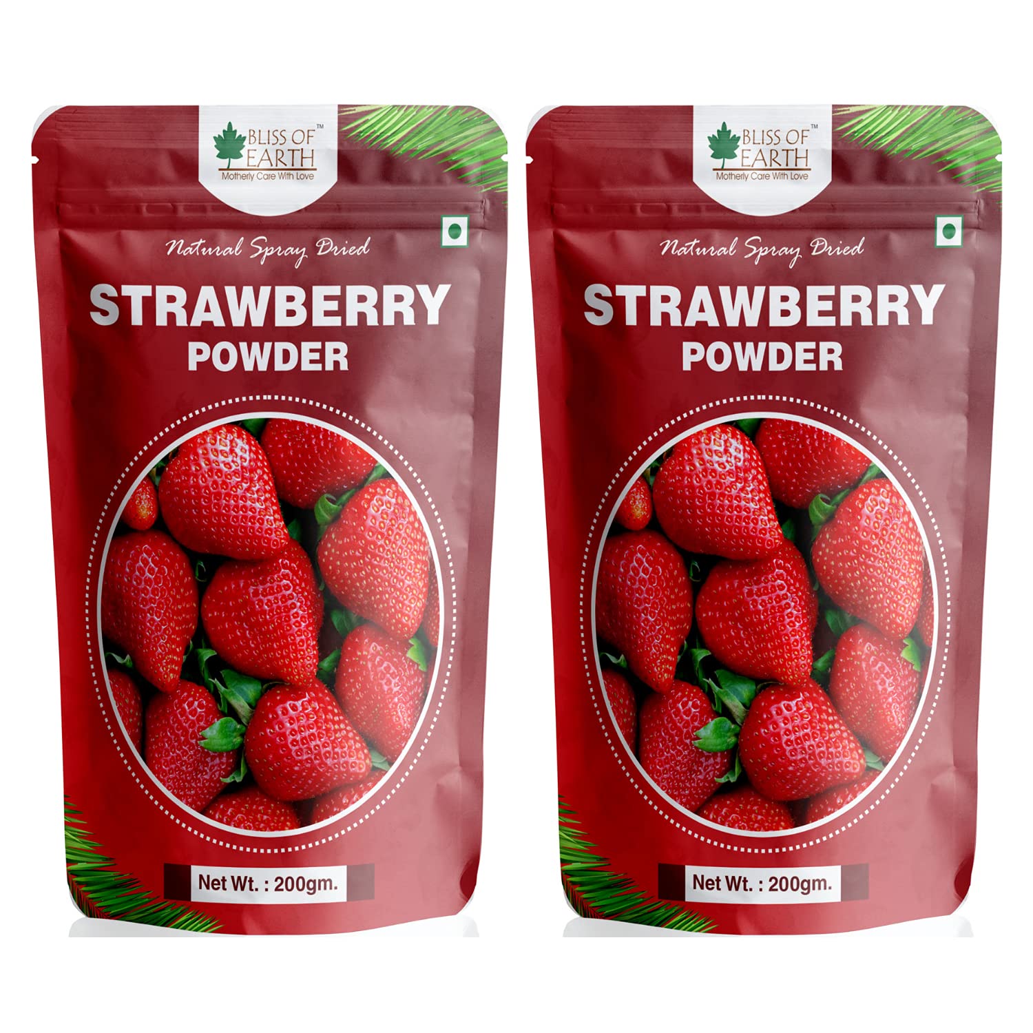 Bliss of Earth Strawberry Powder 400gm For Milk, Milkshake, Cake, Kids Loving Natural Spray Dried, 2X200gm (B09HKJM78J) Amazon Price History, Amazon Price Tracker