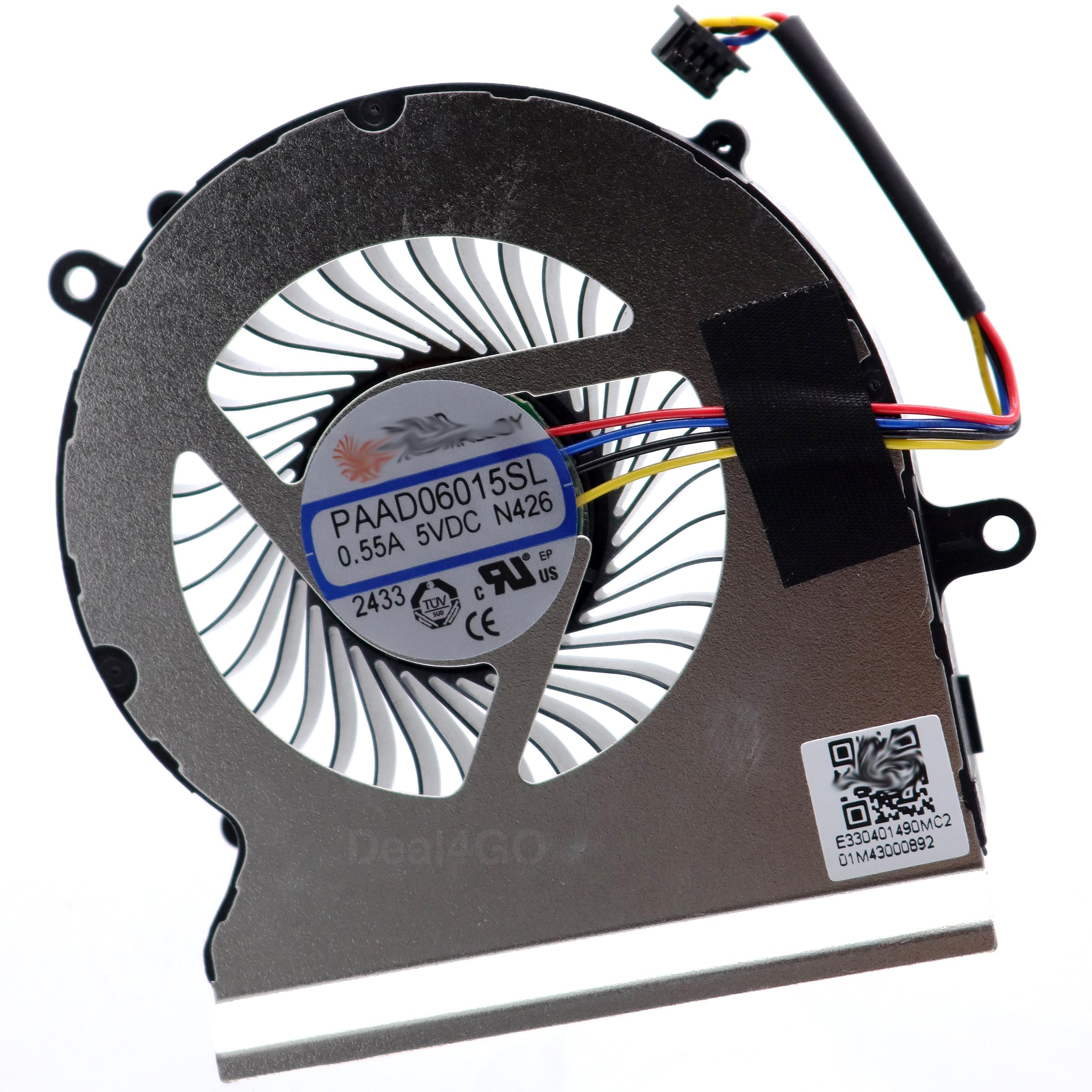 Deal4GO Ventilador de refrigeración gráfica CPU y GPU de repuesto para MSI GL65 Leopard 10SFK-062 GE65 GP65 WE65 MS-16U5 MS-16U7 MS-16U8