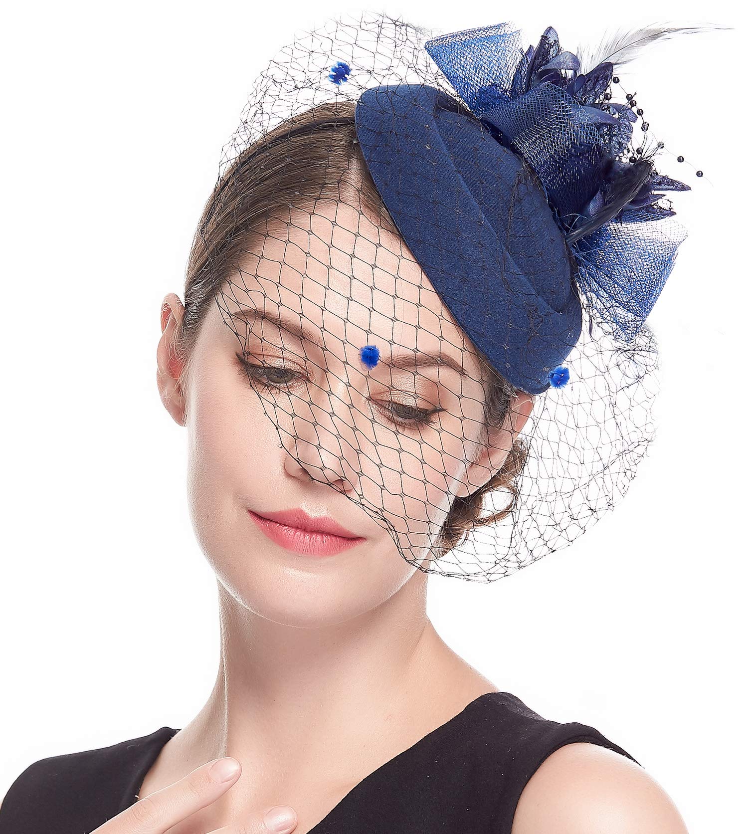 Cizoe Fascinator Hats for Women 20s 50s 