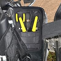 Vista 3 de Goldfire Organizadores de alforjas para Road Glide, bolsas de almacenamiento de herramientas, sillín de porche, accesorios de motocicleta, se adapta