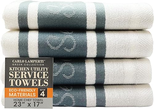 Miniatura 10 de CARLO LAMPERTI Italia  Toallas de cocina de alta calidad surtidas (paquete de 4)  Toallas de cocina multipropósito  Toallas de cocina de rizo