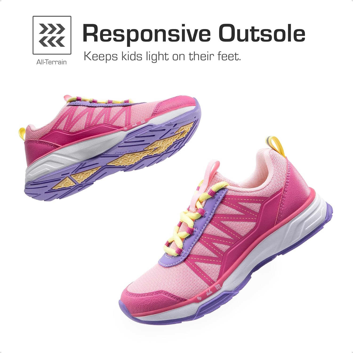 DREAM PAIRS Boys Girls Shoes Kids DuraPlay Tennis Footwear Non Slip Athletic Running Walking Lightweight Lace Up Sneakers for Little/Big Kid - Image 5