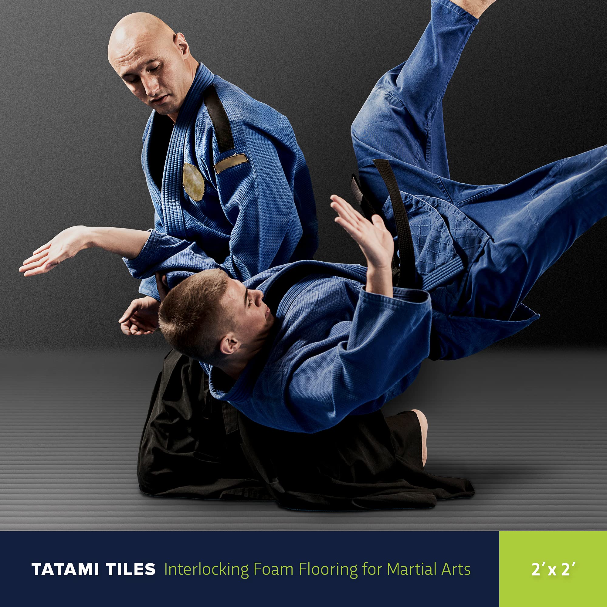 Buy IncStores 7/8 Inch Thick Tatami Foam Flooring Tiles Textured