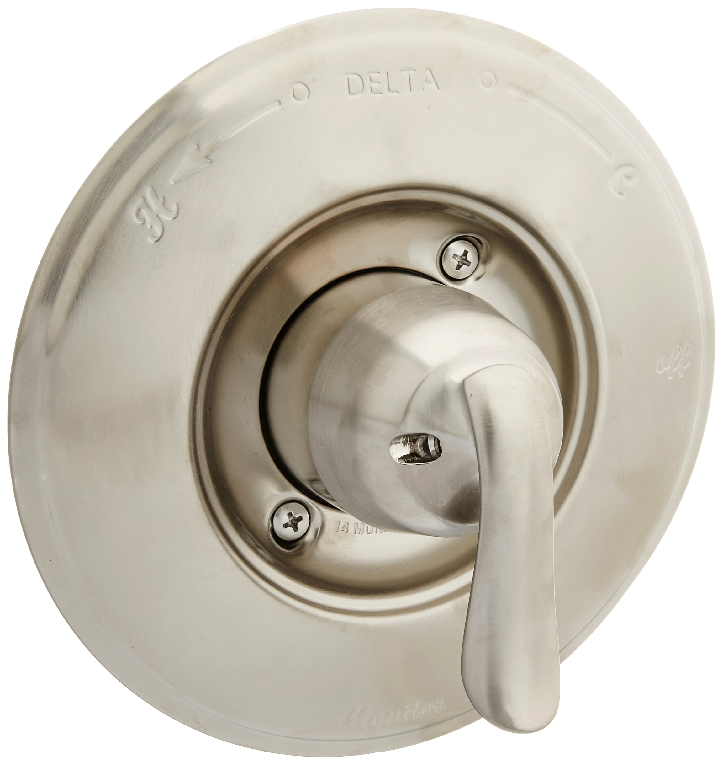 DELTA FAUCET Duscharmatur T17094, Chrom – Separate Griffe Für Temperatur & Volumen, Für Badewanne/Dusche