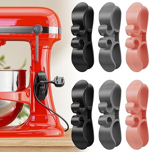 Organizador de cables mejorado para electrodomésticos, organizador de cables de electrodomésticos de cocina, envoltorios de cables para