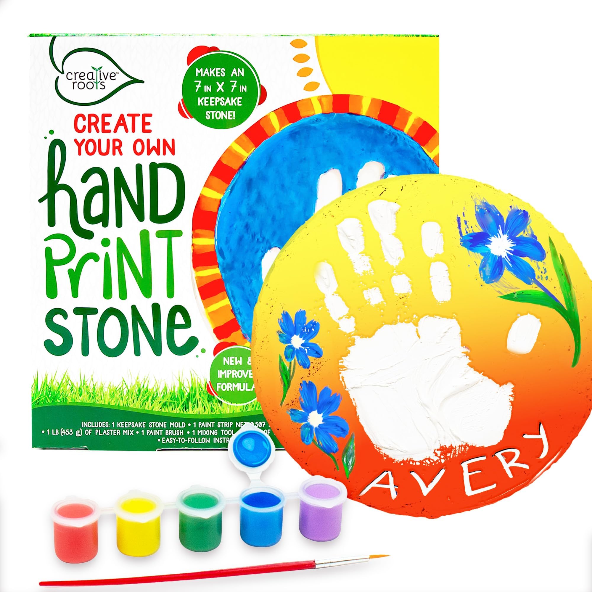 Creative Roots Create Your Own Handprint Stone by Horizon Group USA