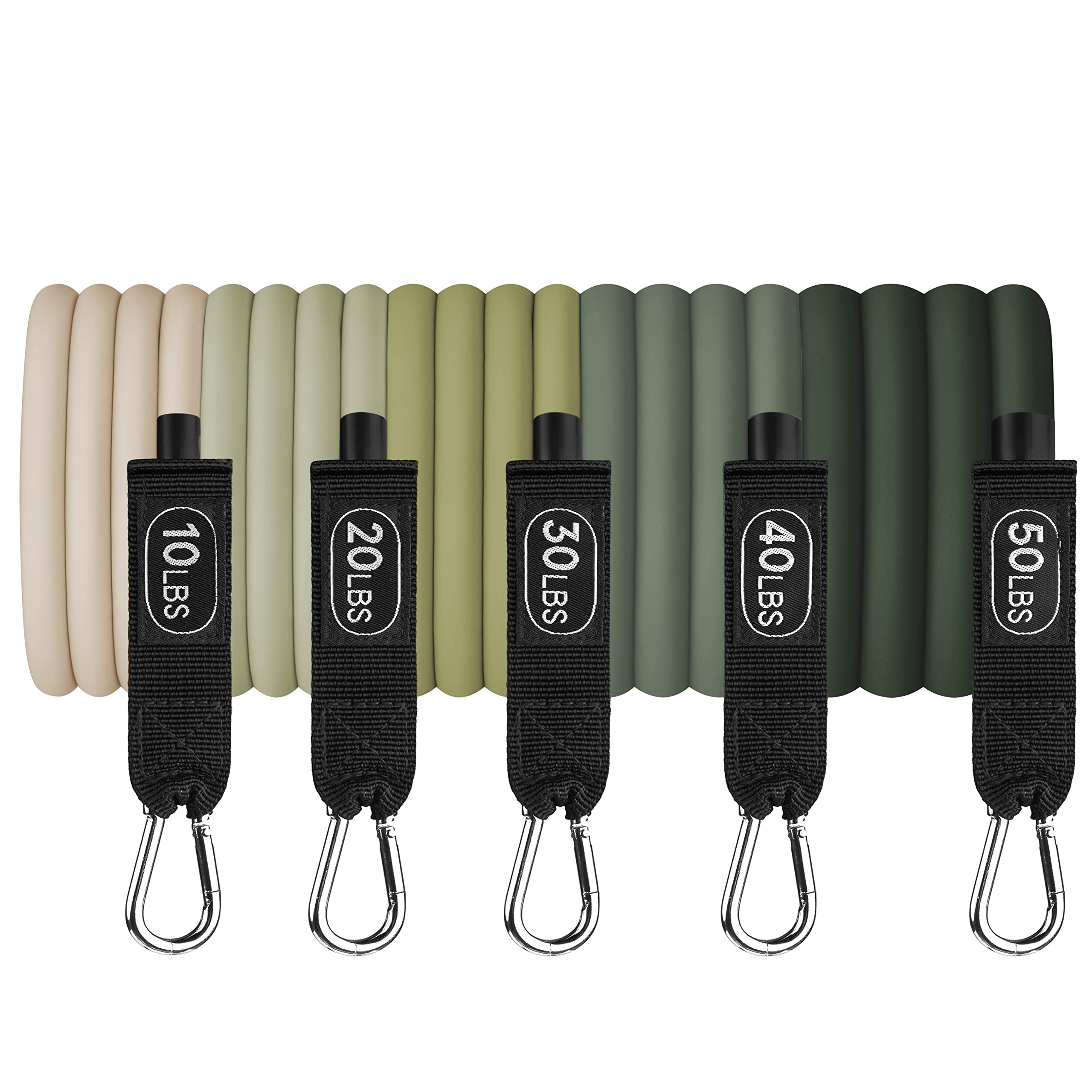 Kit Faixas Resistência Retrospec - 5 Níveis Para Exercícios Em Casa