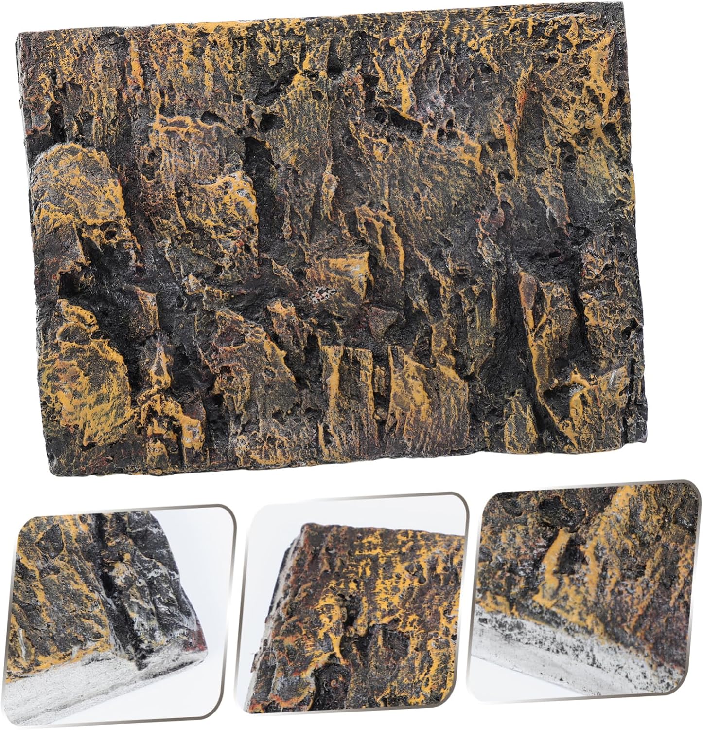 DIY Fish Tank Background Wall Decor High Simulation Faux Rock Surface with Texture Easy to Cut and Splice for Aquarium and Home Wall Decoration