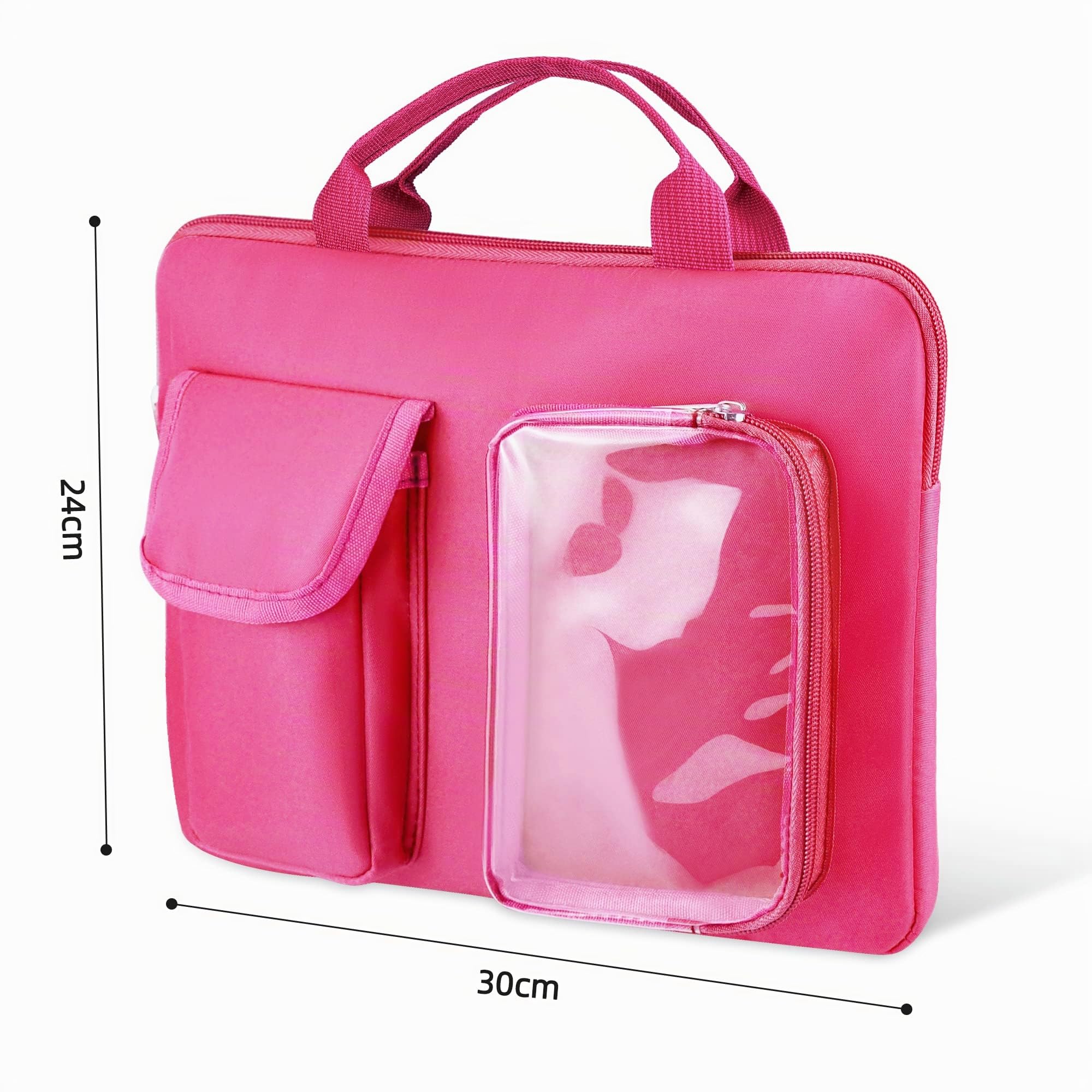 Annmore Sac pour Lexibook Ordinateur Éducatif Bilingue, Rose | Compatible avec VTech - Storio MAX XL 2.0