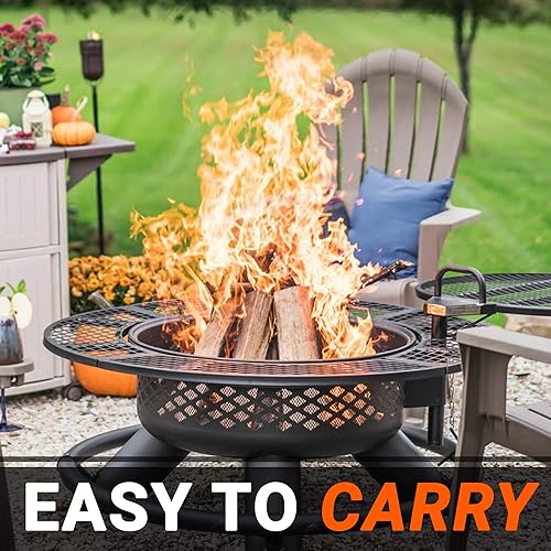 Miniatura 2 de Leña por Home and Country USA (50 libras) - Madera dura, leña para fogatas al aire libre, chimeneas, estufas de leña y fogatas (con arrancador de