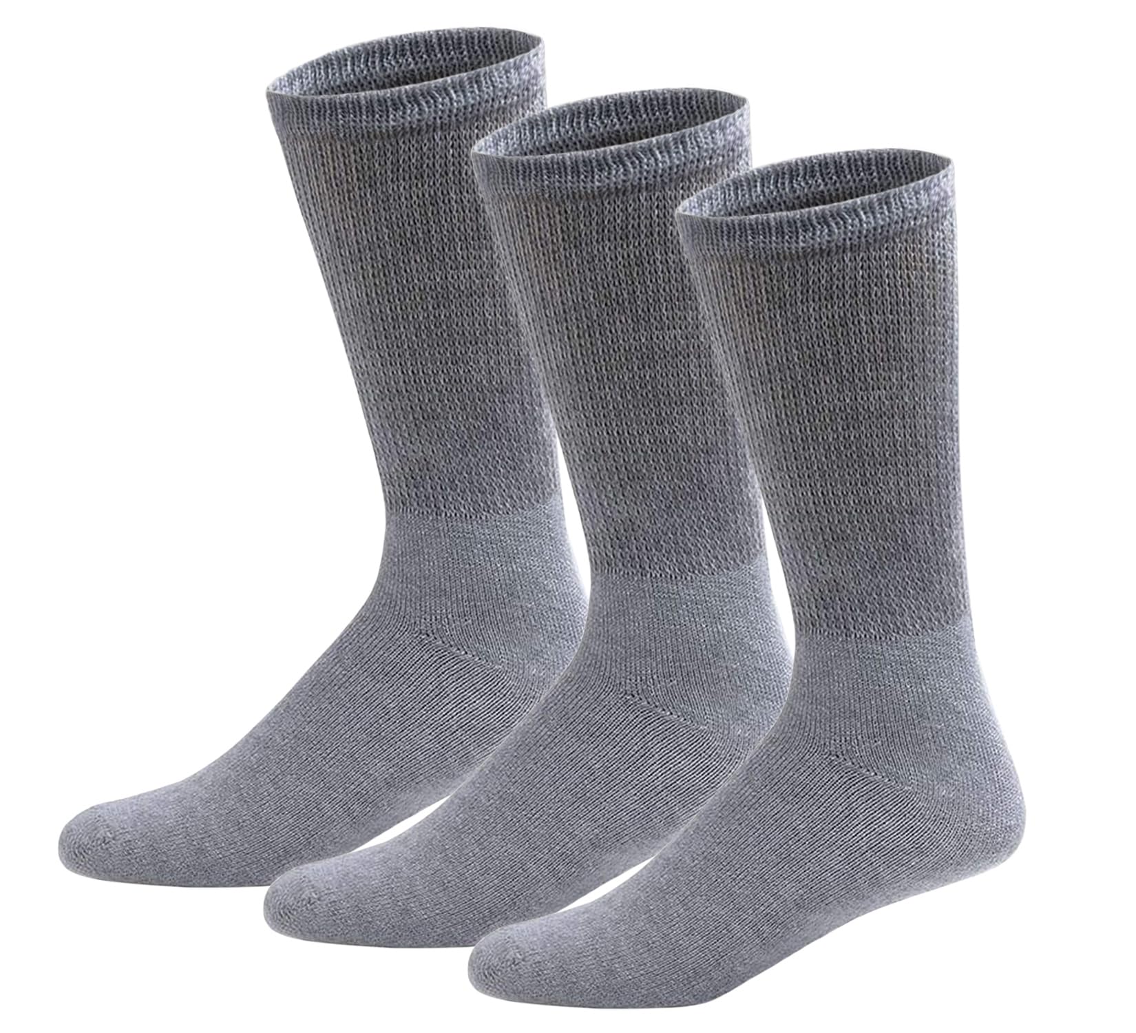 Brooklyn Socks 3 Pairs of Cotton Diabetic Neuropathy Crew Socks - diabetes care | Mubboo