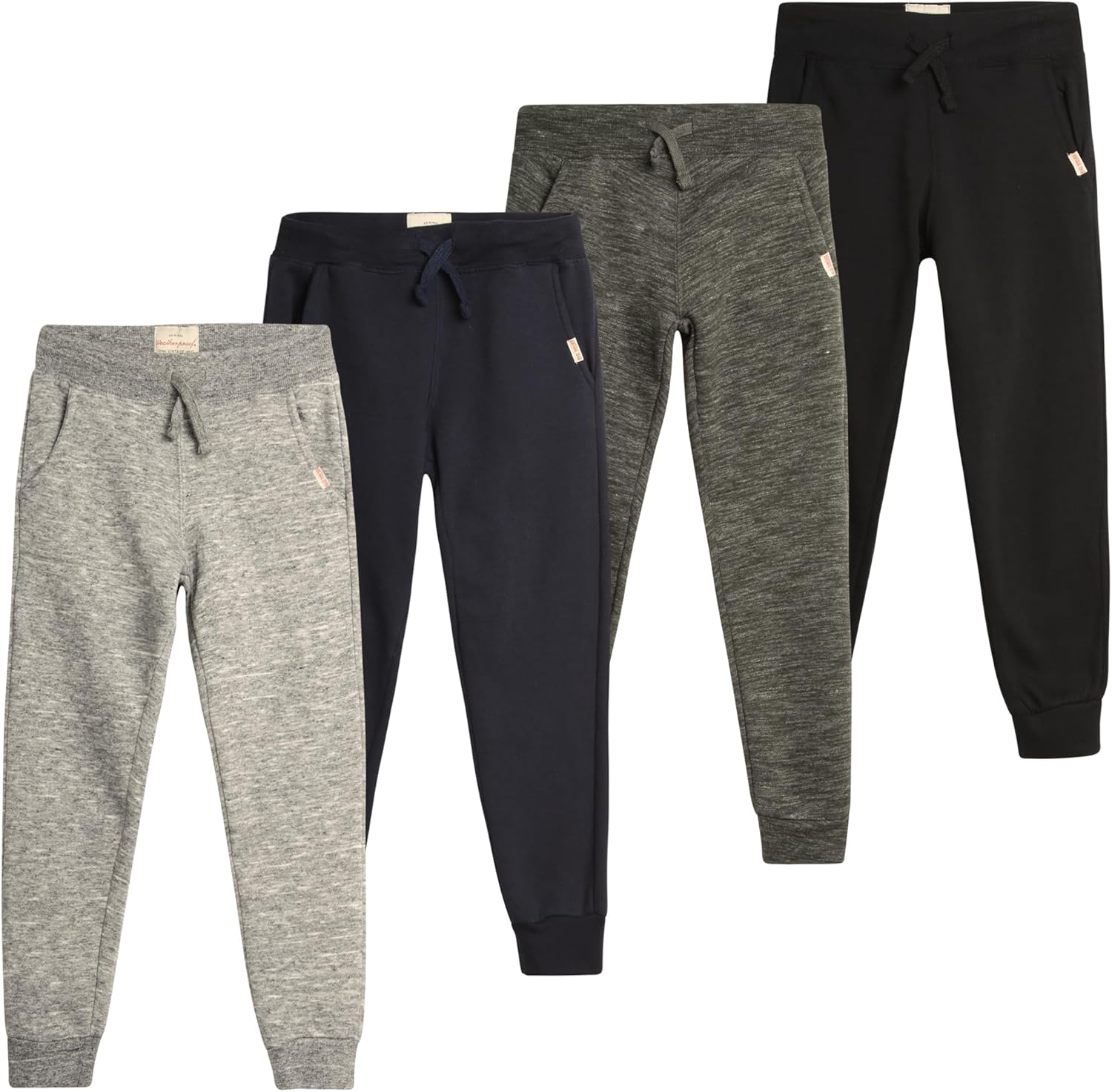 Weatherproof Vintage Boys Athletic Sweatpants – 4 Pack Athletic Basic Fleece Jogger Track Pants for Boys (4-20) Weatherproof Vintage Boys Athletic Sweatpants – 4 Pack Athletic Basic Fleece Jogger Track Pants for Boys (4-20)