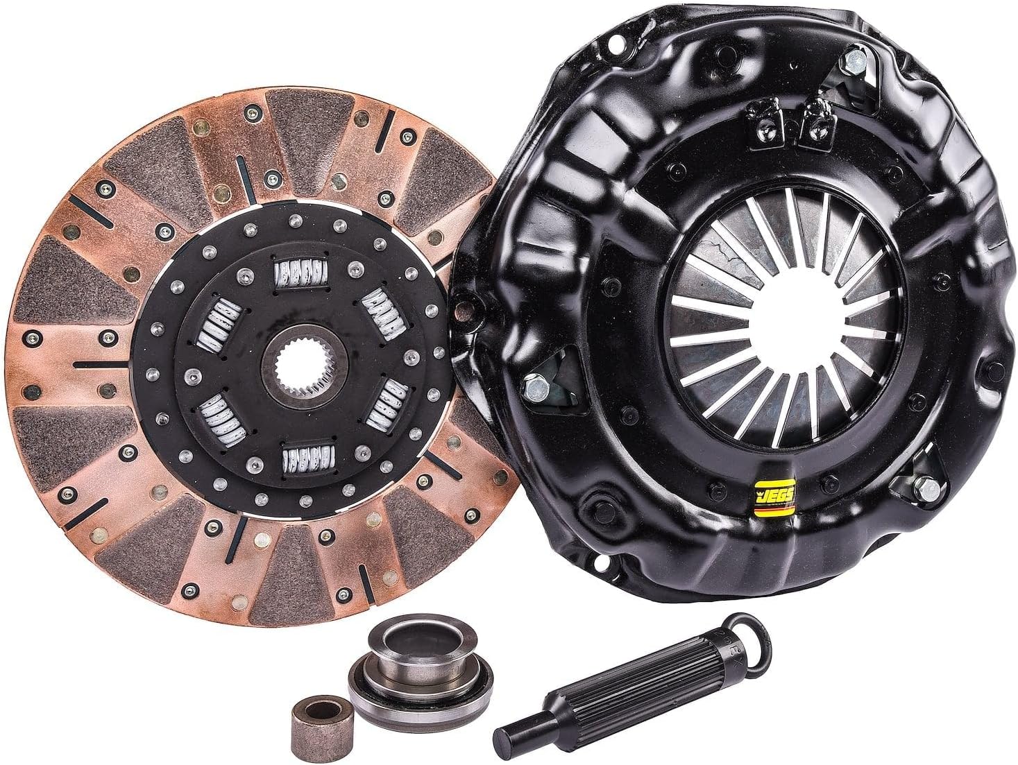 JEGS 61908 Clutch Kit 1955-1985 GM 11 in. Diameter 1 1/8 in. x 26 Spline Rated a