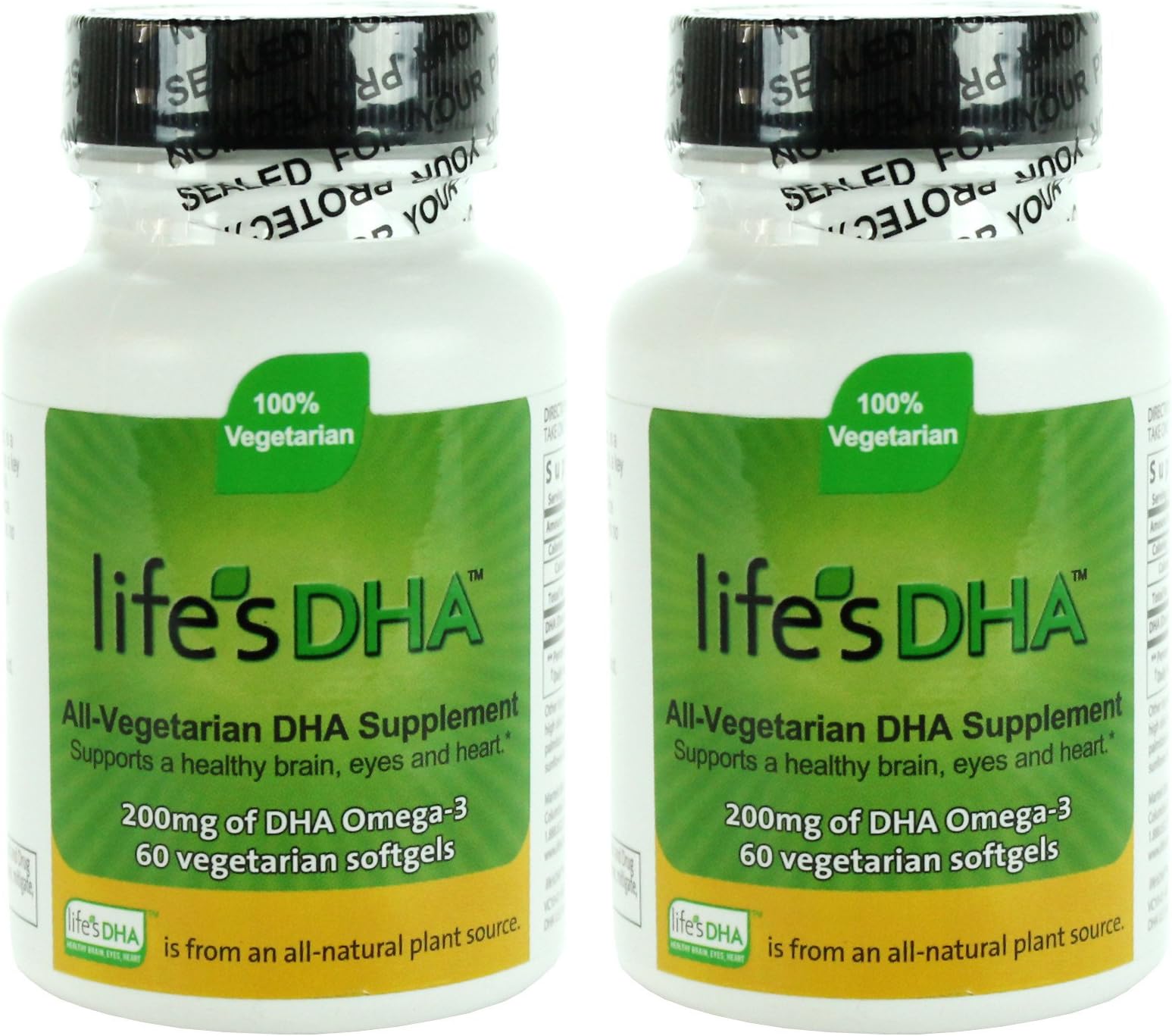 Martek DHA 200 mg de la vida all-vegetarian softgels, 60 Count, 2