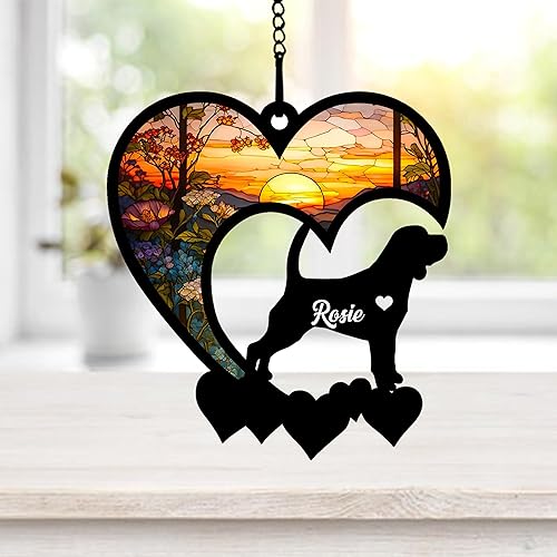 Vista 65 de NAZENTI Atrapasoles personalizado de pastor alemán, atrapasoles personalizado de pastor alemán para pérdida de mascotas, regalo de adorno