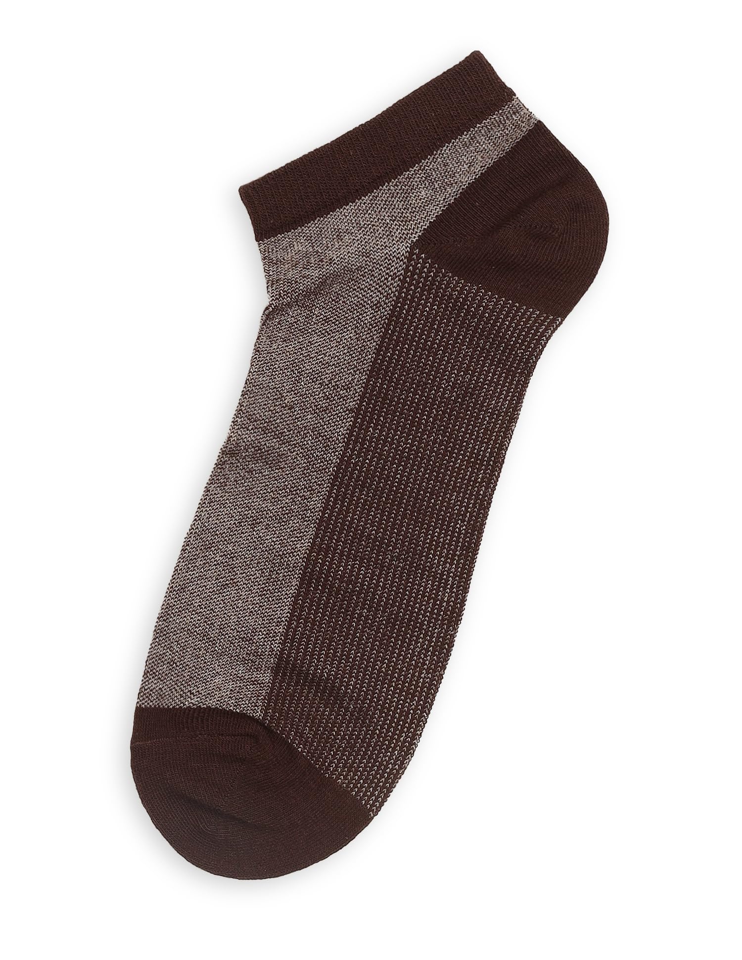 men's striped ankle length socks - pack of 1-image-16