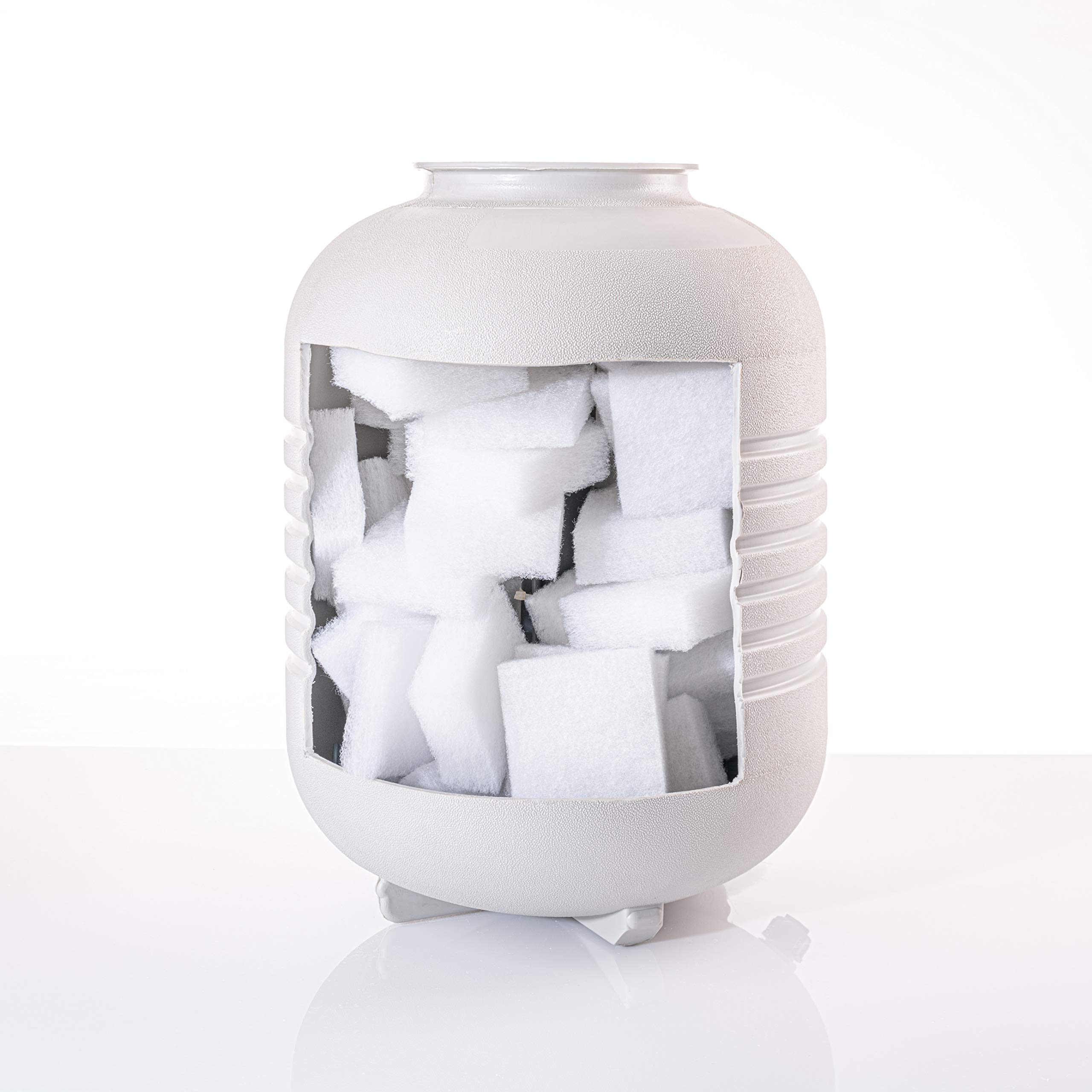PureFlow 101 Ersatz für Filtersand/Filterglas - hocheffiziente Filtercubes für Pool, Quick up, Whirlpool; Filterballs Poolzubehör Poolreiniger Salzwasser (320g Filtercubes (Ersatz für 25kg Sand))