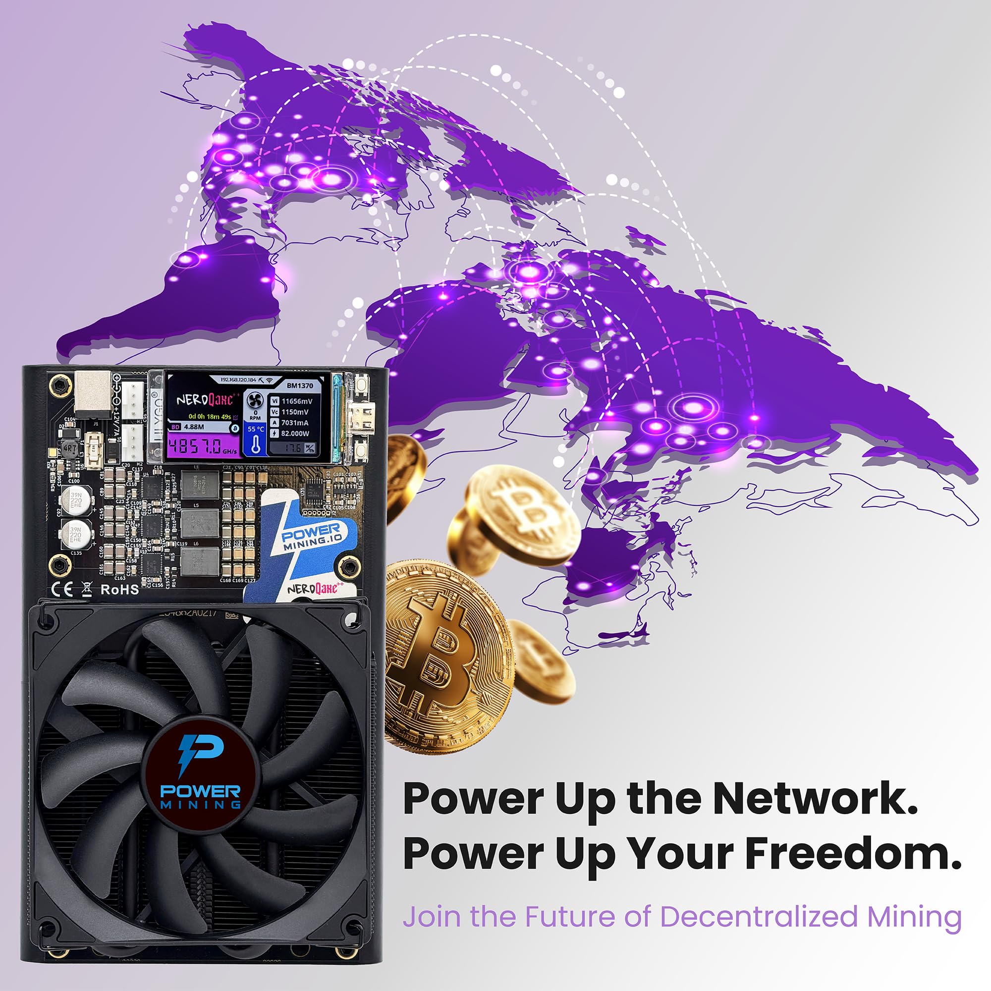 Nerdqaxe Silent Bitcoin Miner With Wi Fi Plug And Play | Desertcart  Seychelles