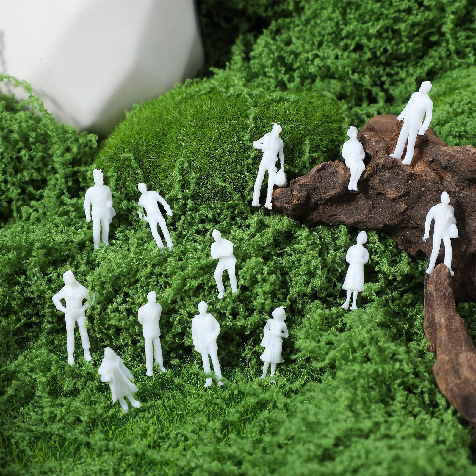 Indusoire 50PCS Miniature Human Figures, Miniature Figures Assortment, 50 Piece Miniature Models 4