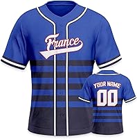 Vista 8 de Custom 2026 World Baseball Jersey Sports Shirt for Fans Men Youth Women Gifts Personalize Your Name Number S-6XL