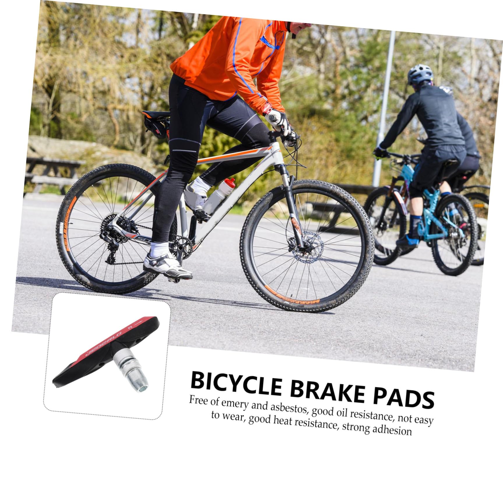 POPETPOP 9 Paires De Plaquettes De Frein De Vélo Plaquettes De Frein De Vélo en Caoutchouc Outils De Frein De Vélo en Caoutchouc Blocs De Frein De Vélo De Montagne Blocs De Frein De Vélo