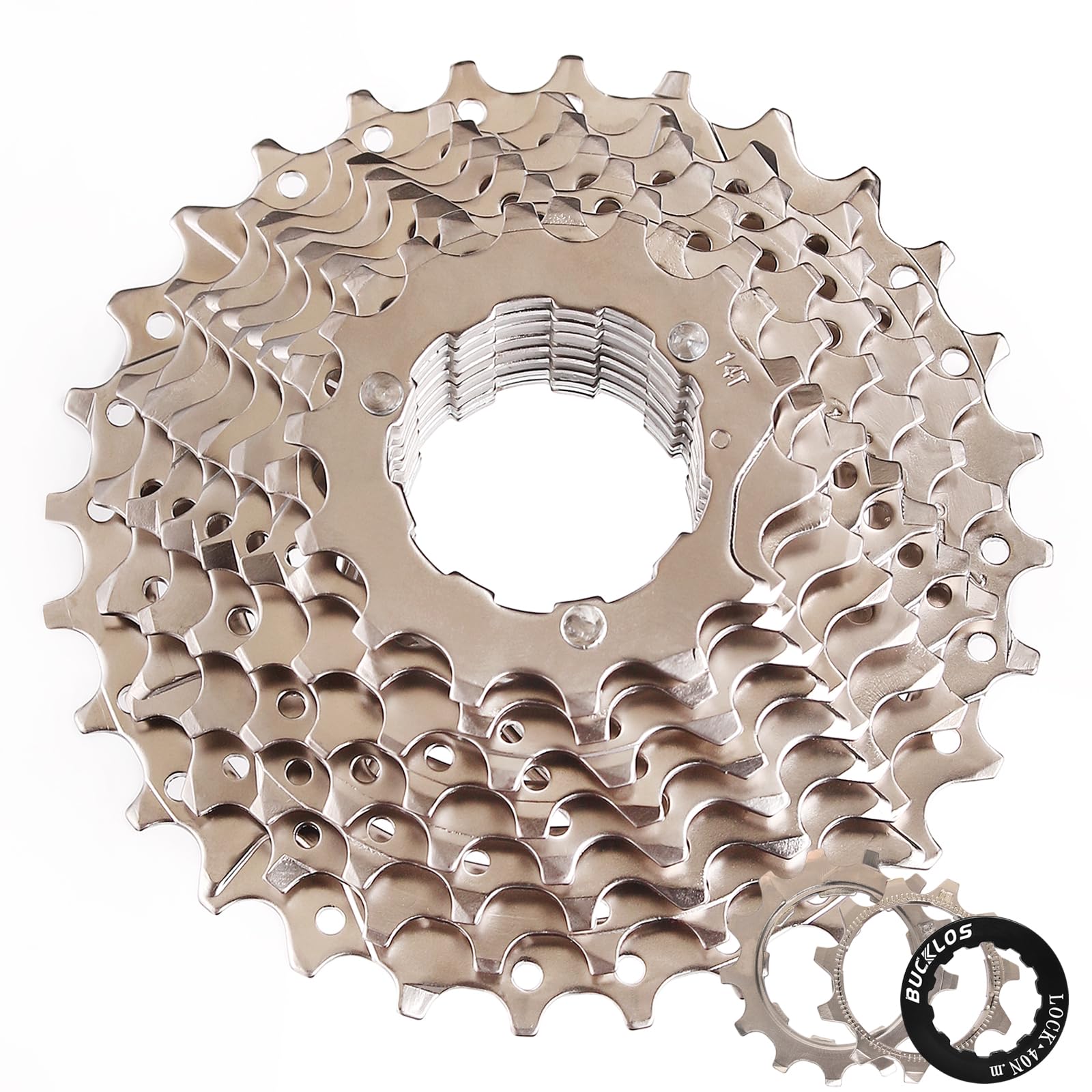 AEYINO Cassette 10 Speed 11-28T,Bicycle Freewheel Fit Mountain Bike/Road Bike/XC/DH/AM,Compatible with Shimano Sram — image 1