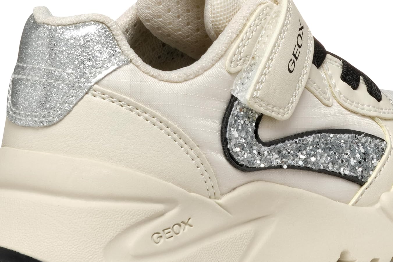 Geox J Loftus Girl Scarpe - Bambina, Nere, Taglia 28 EU, Comode E Traspiranti Geox Tecnologia Respira