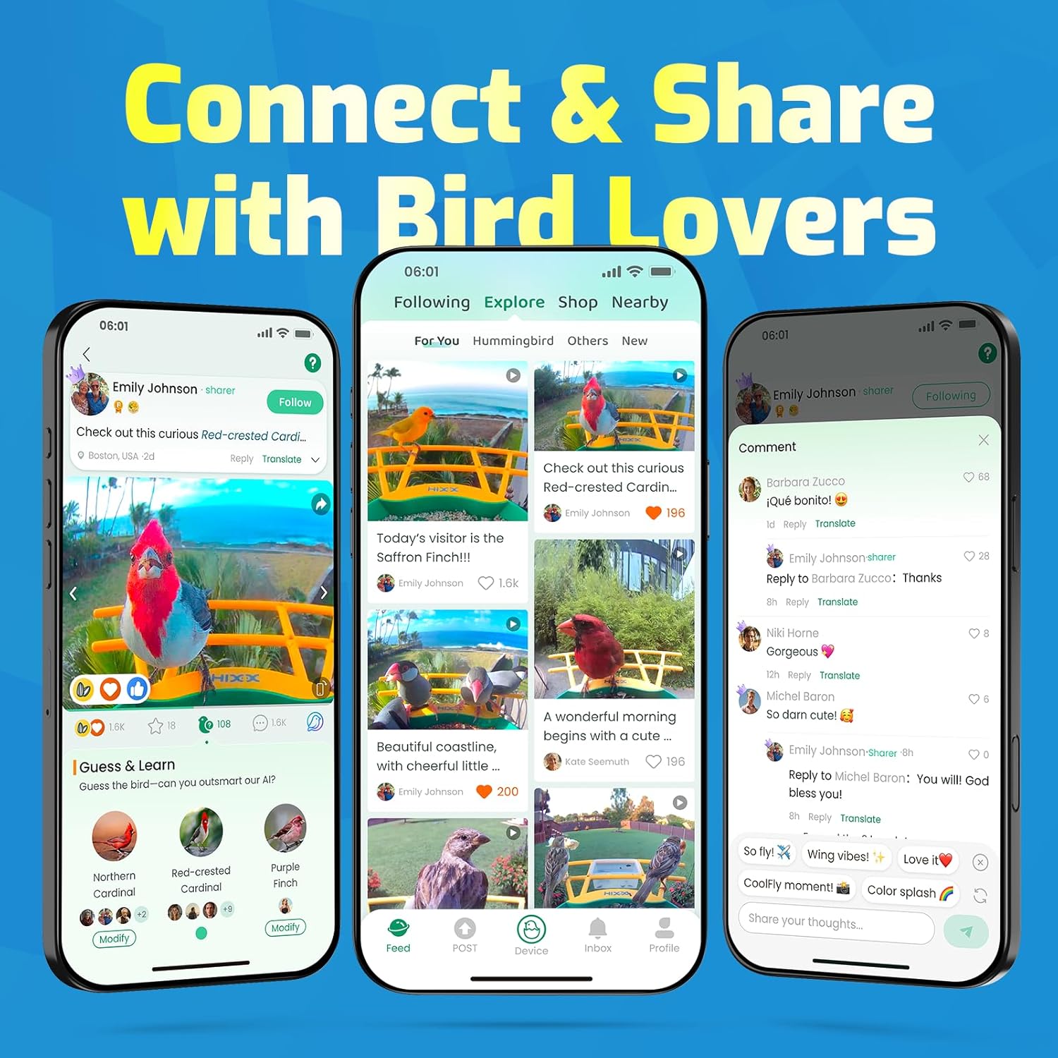 Smart Hummingbird Feeder with Camera Solar Powered, AI Identify, Instant Notification, Leakproof & Ant Moat Bird Feeder with Camera, Hummingbird Feeders for Outdoors, Gift for Bird Lovers (20 oz) - Image 5