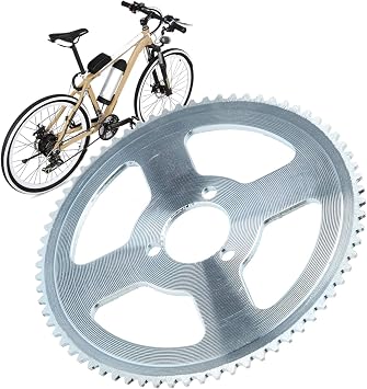 70T Steel Bicycle Crankset 25H 29mm Inner Diameter Sprocket for Single Speed, Fixie & BMX Bikes, High Hardness Chainring