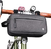 Vista 9 de Rhinowalk Bolso de manillar de bicicleta multifunción Bolsa frontal 3L Bolsa de marco de bicicleta Bolsa de hombro impermeable Bolso de cintura