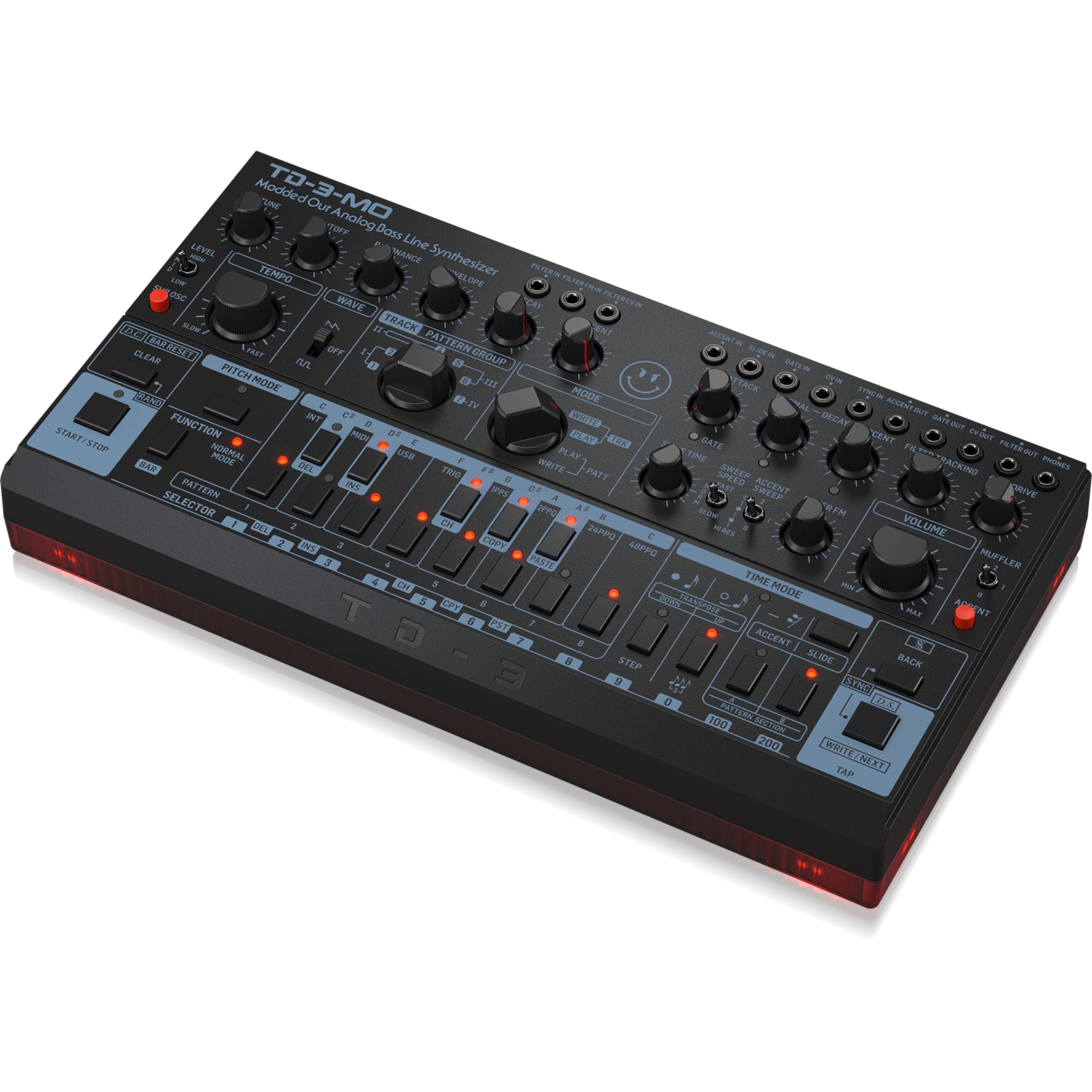 Amazon.com: Behringer TD-3-MO Modded Out Analog Bass Line