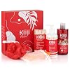 Gift Set for Women, Koji White Red Bath Sets - Kojic Acid Body Wash, Soap Bar and Body Lotion for Brightening, Glowing Skin, Moisturizer, Nourishing, Even Skin Tone, Vegan, Paraben Free 3 Pcs