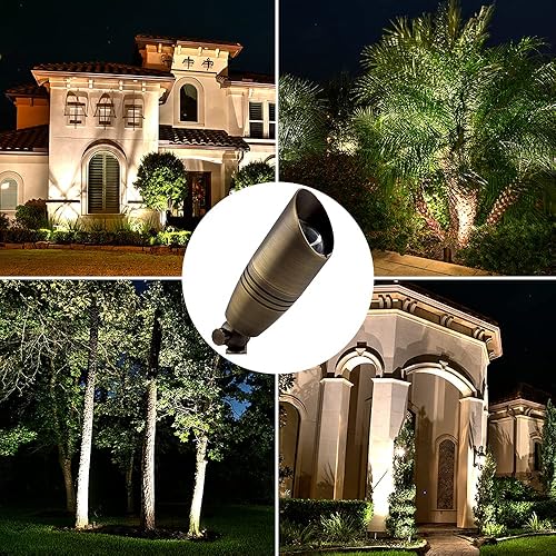Miniatura 6 de Focos LED para exteriores, 105, luz de paisaje, 7 W, MR16, bombilla LED MR16, luz de pared de metal macizo, luces de seguridad para patio,
