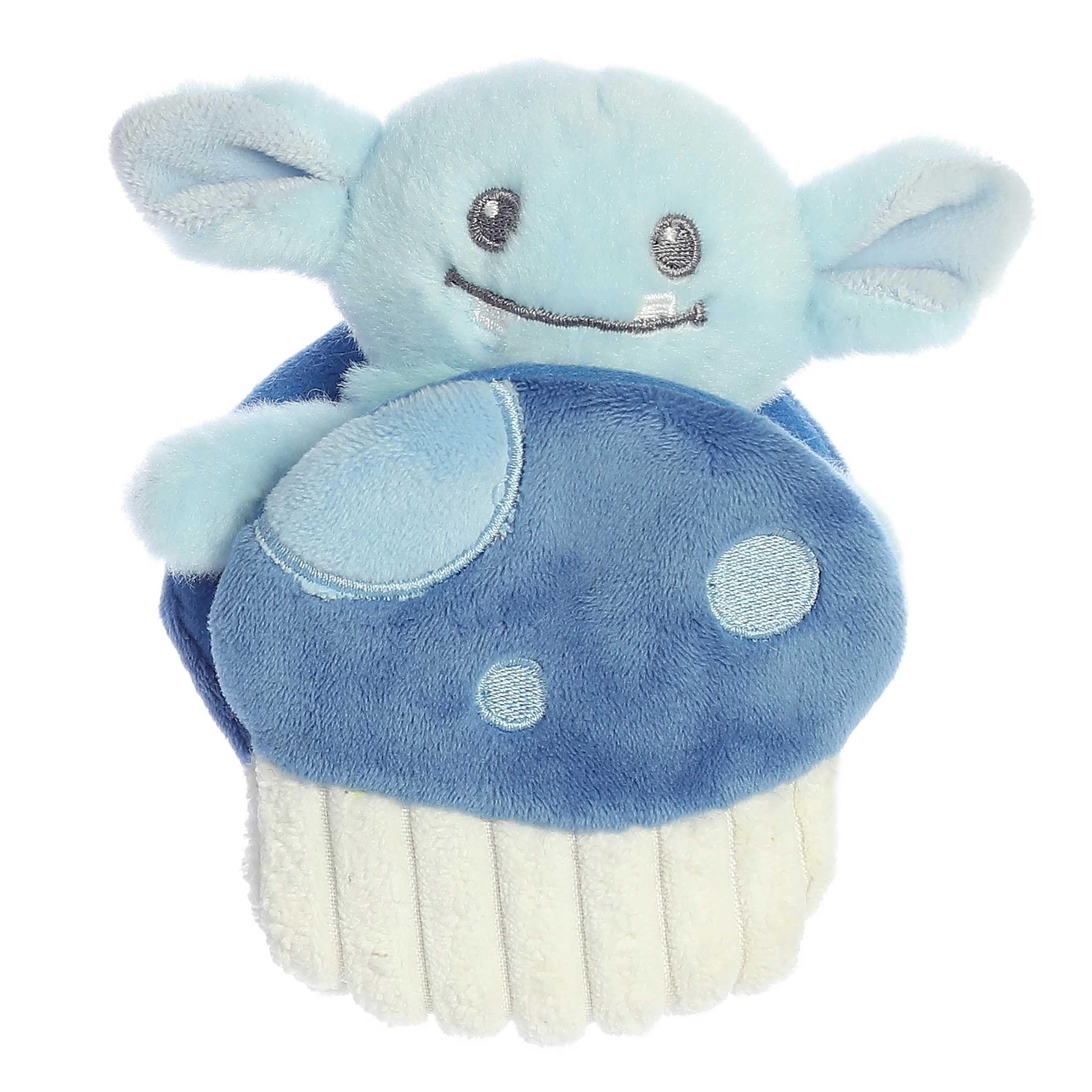 Aurora® Playful Pocket Peekers™ Gribble Goblin™ Baby Stuffed Animal - Soft & Cuddly Toy - Interactive Playmate & Comforter - Blue 5.5 Inches