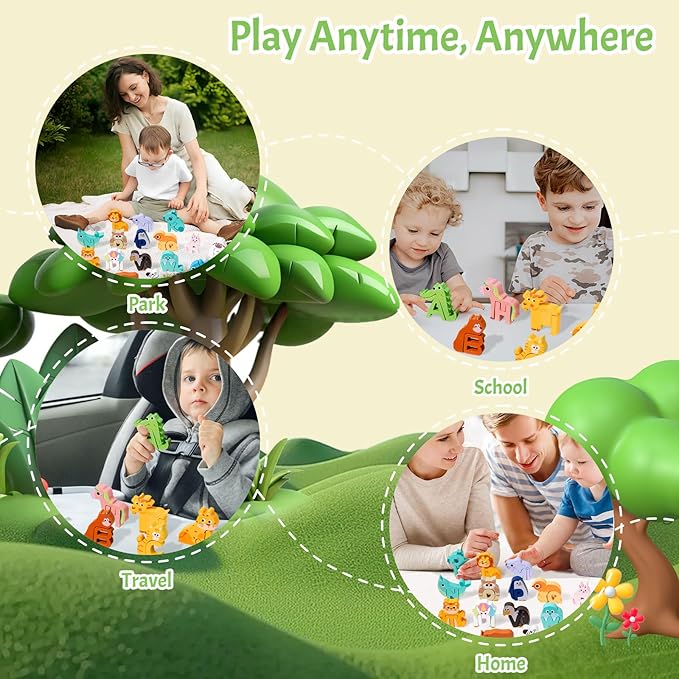 Rompecabezas Madera Abecedario Animal 3+ Anos miniatura 7