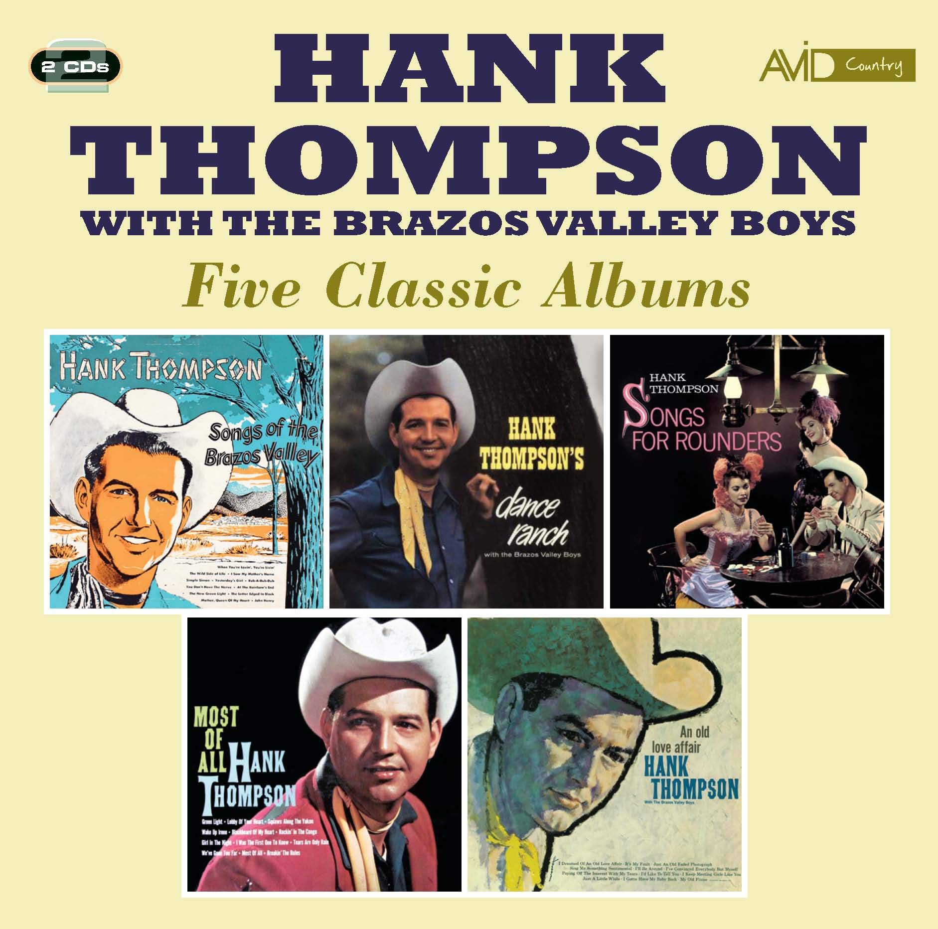 Five Classic Albums (Songs Of The Brazos Valley / Dance Ranch / Songs For Rounders / Most Of All / An Old Love Affair)