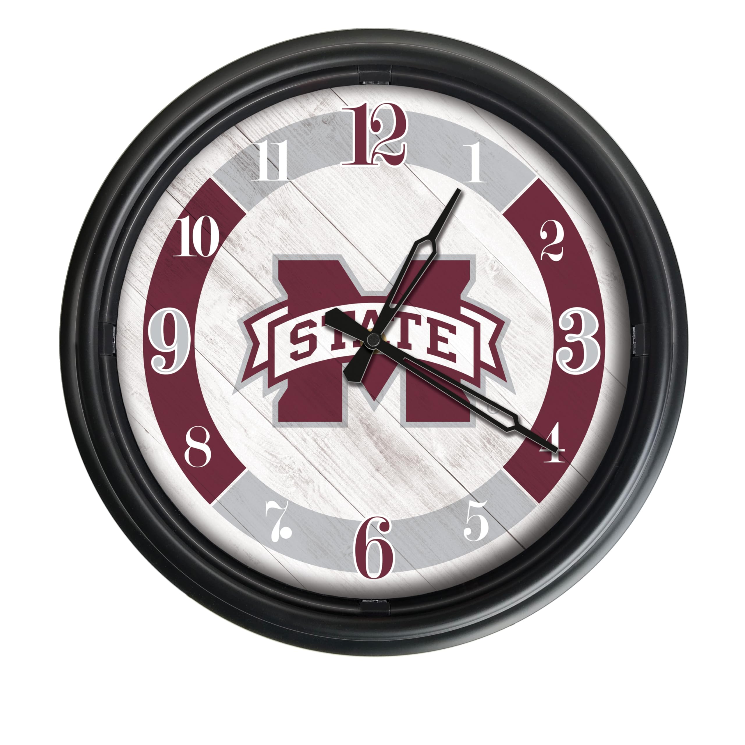 Holland Bar Stool Co. Mississippi State University Indoor/Outdoor LED Wall Clock