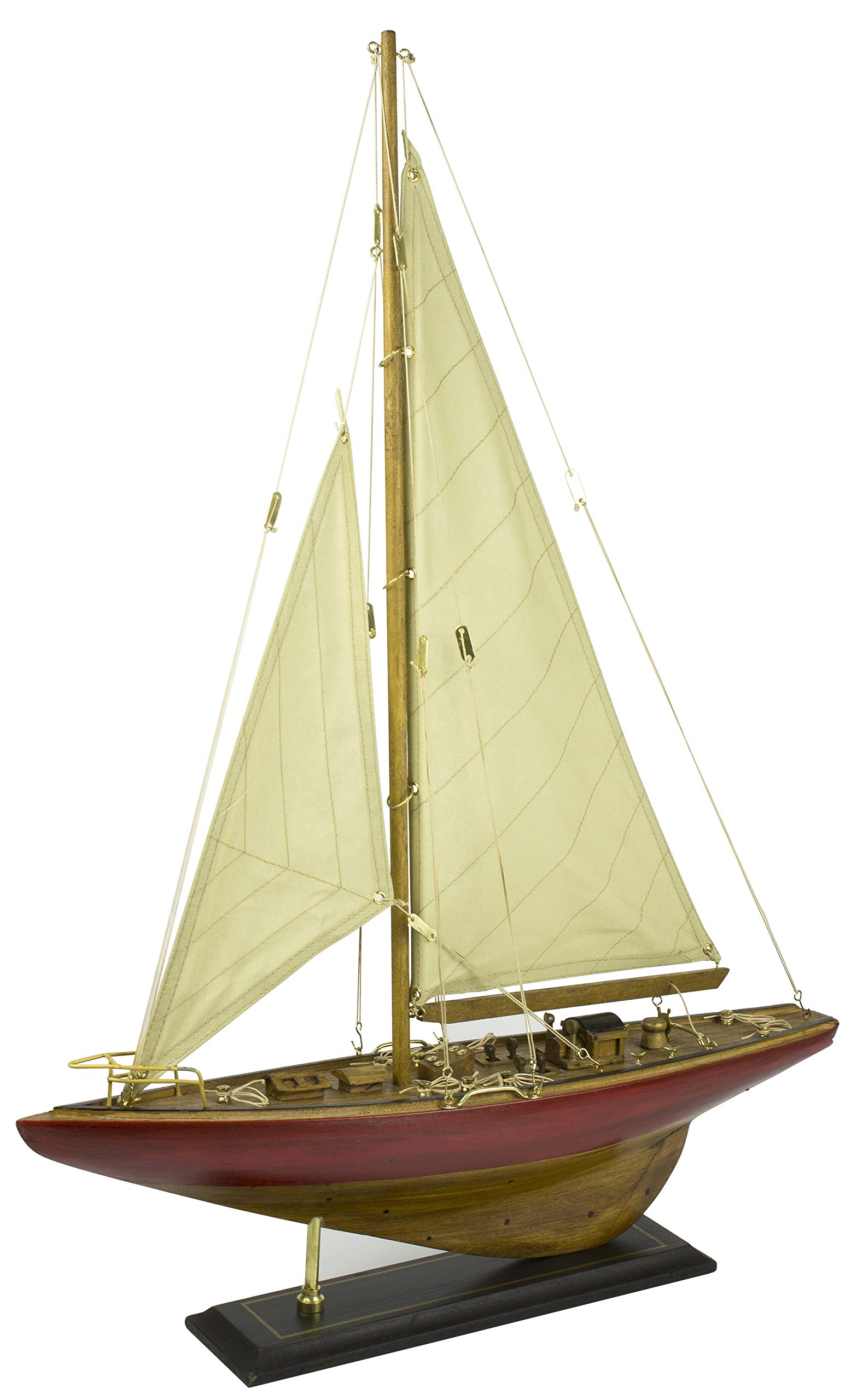 Antique-Style Model Yacht, 42 cm