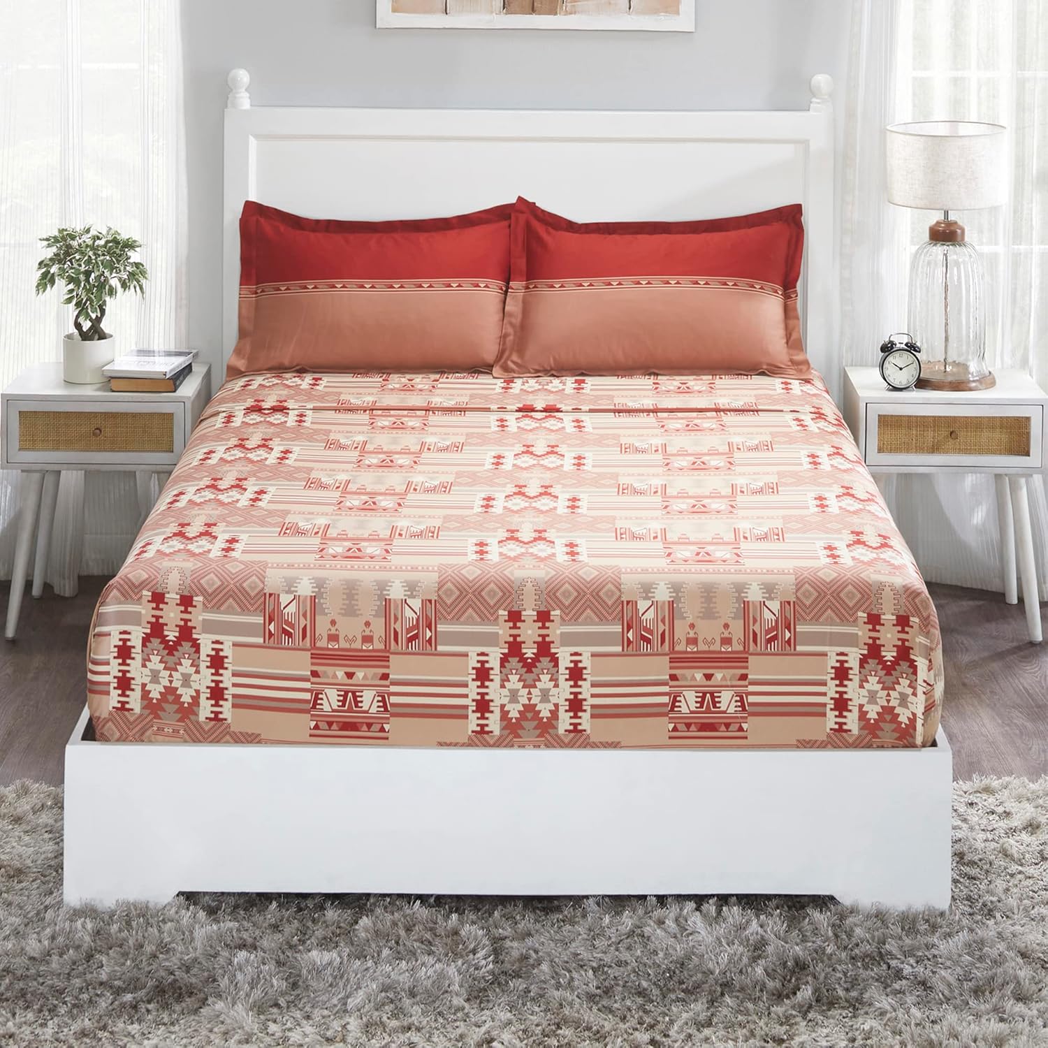 Buy Trident Classic King Sheets Set 100 Cotton Bed Sheets 3 Piece Set