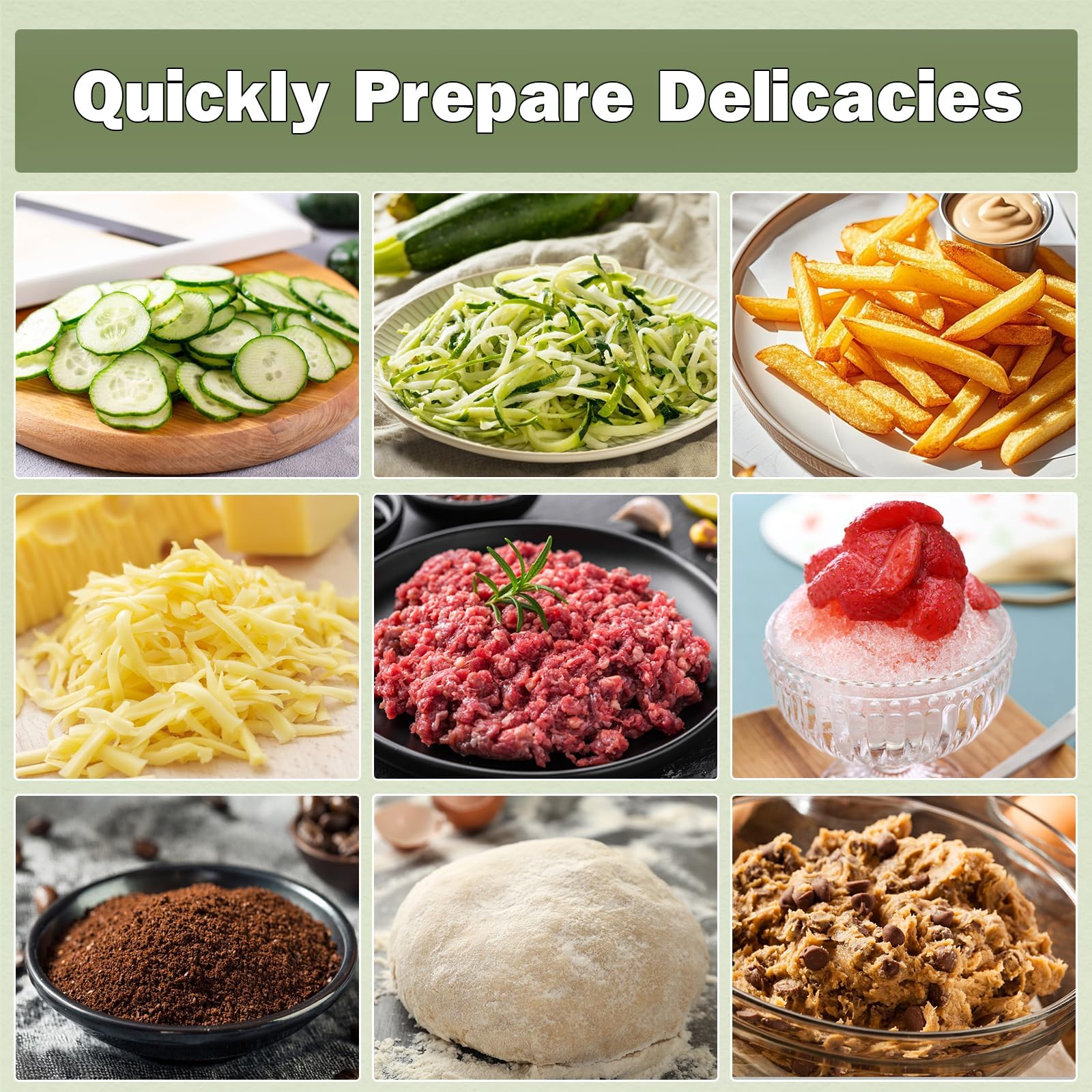 Amazon.com: 12 Cup Food Processor & Vegetable Chopper,French-Fry
