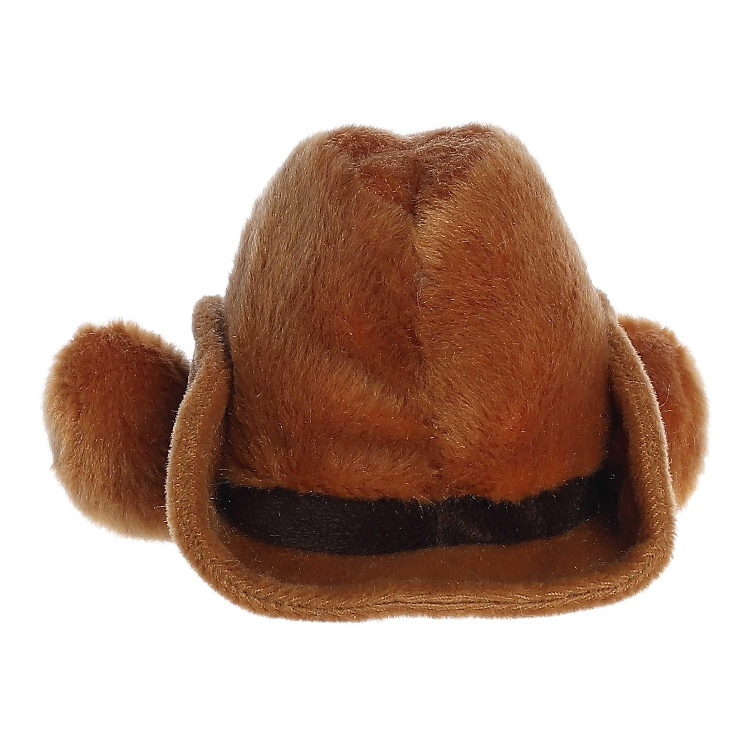Aurora(r) Adorable Palm Pals(tm) Orville Cowboy Hat(tm) Stuffed Animal - Pocket-Sized Play - Collectable Fun - Brown 5 Inches - Image 4