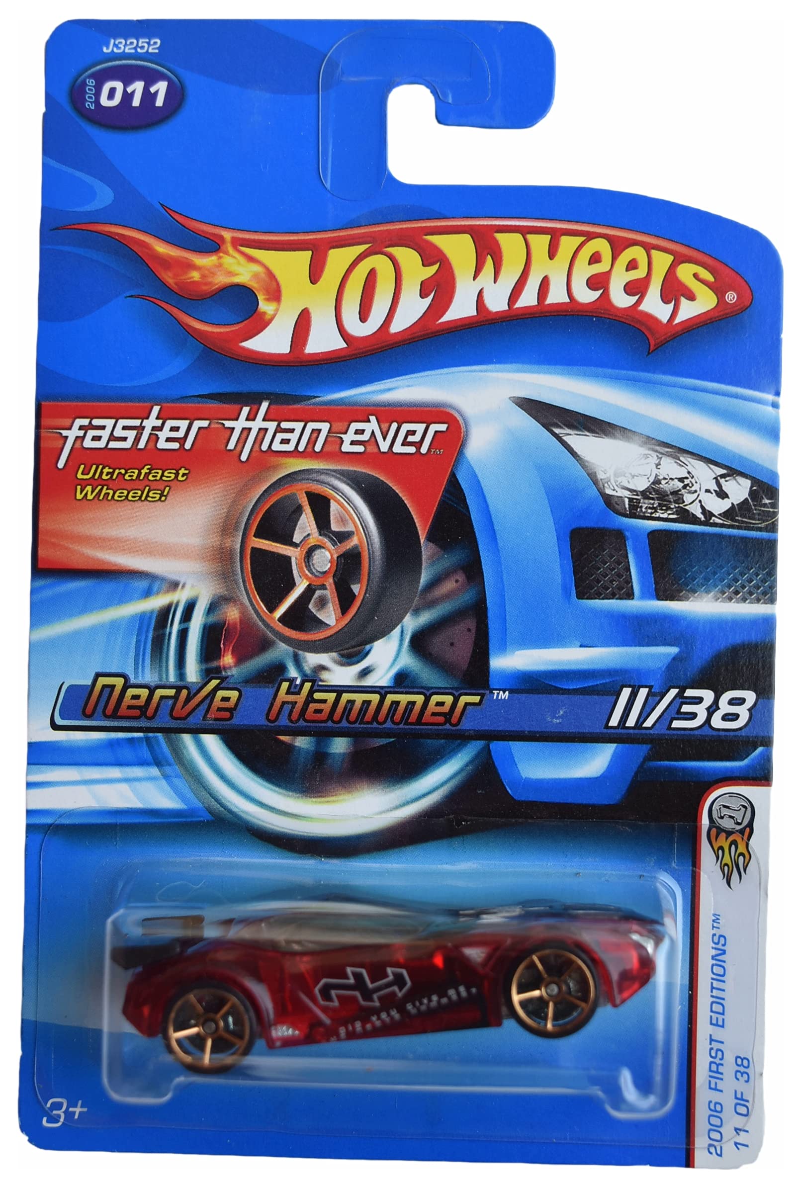 Hot Wheels Nerve Hammer, [red] 2006 First Editions 11/38
