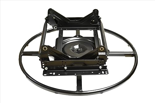 Miniatura 2 de Furniture Rehab - Anillo giratorio de perfil bajo con base de anillo deslizante de 20.5 y 24 pulgadas