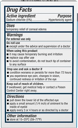 Miniatura 5 de Muro 128 (ungüento oftálmico de hipertonicidad de cloruro de sodio, 5%), paquete doble, 2 unidades (paquete de 1)