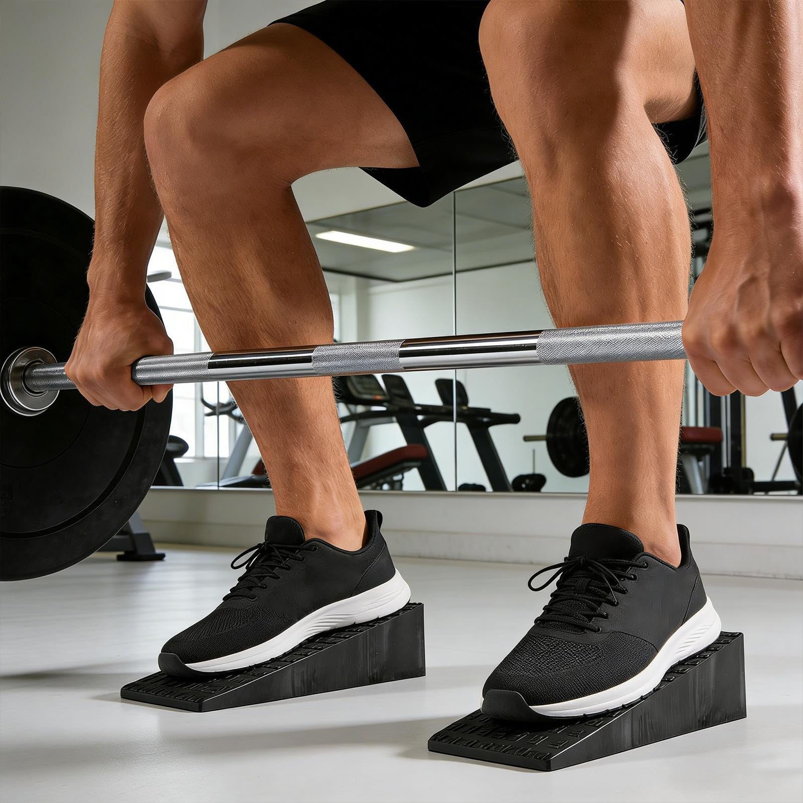 per Squat Attrezzatura per la mobilità | per Squat Rialzato per Donne, , Uomini, Appassionati di Fitness, Studio, Palestra in Casa, Soggiorno