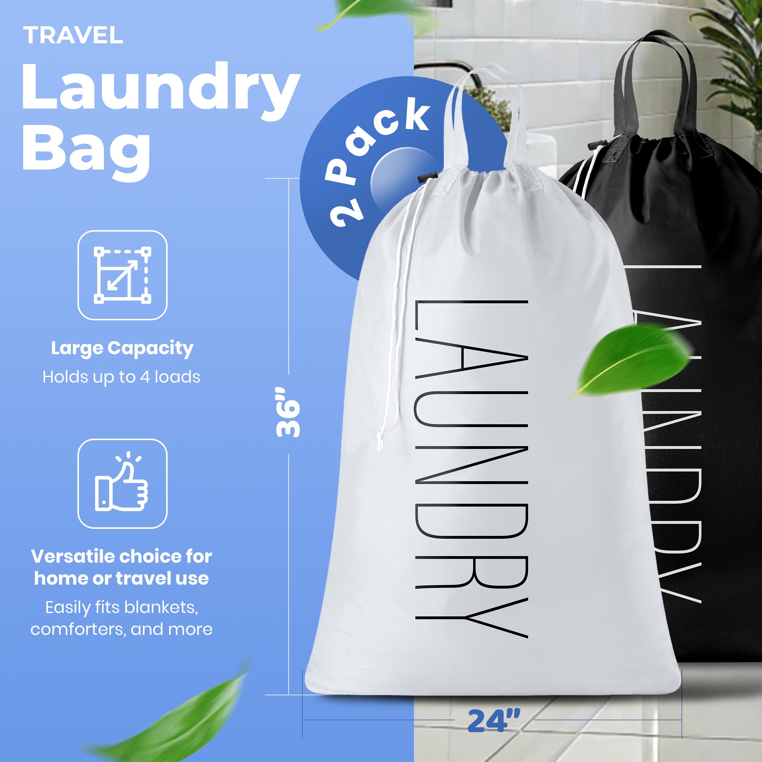 Lot De 5 Sacs À Linge, 80 X 48 Cm, En Coton, Pour Linge Sale, Avec Cordon De Serrage, Réutilisables, Pour Camping-car, Beige