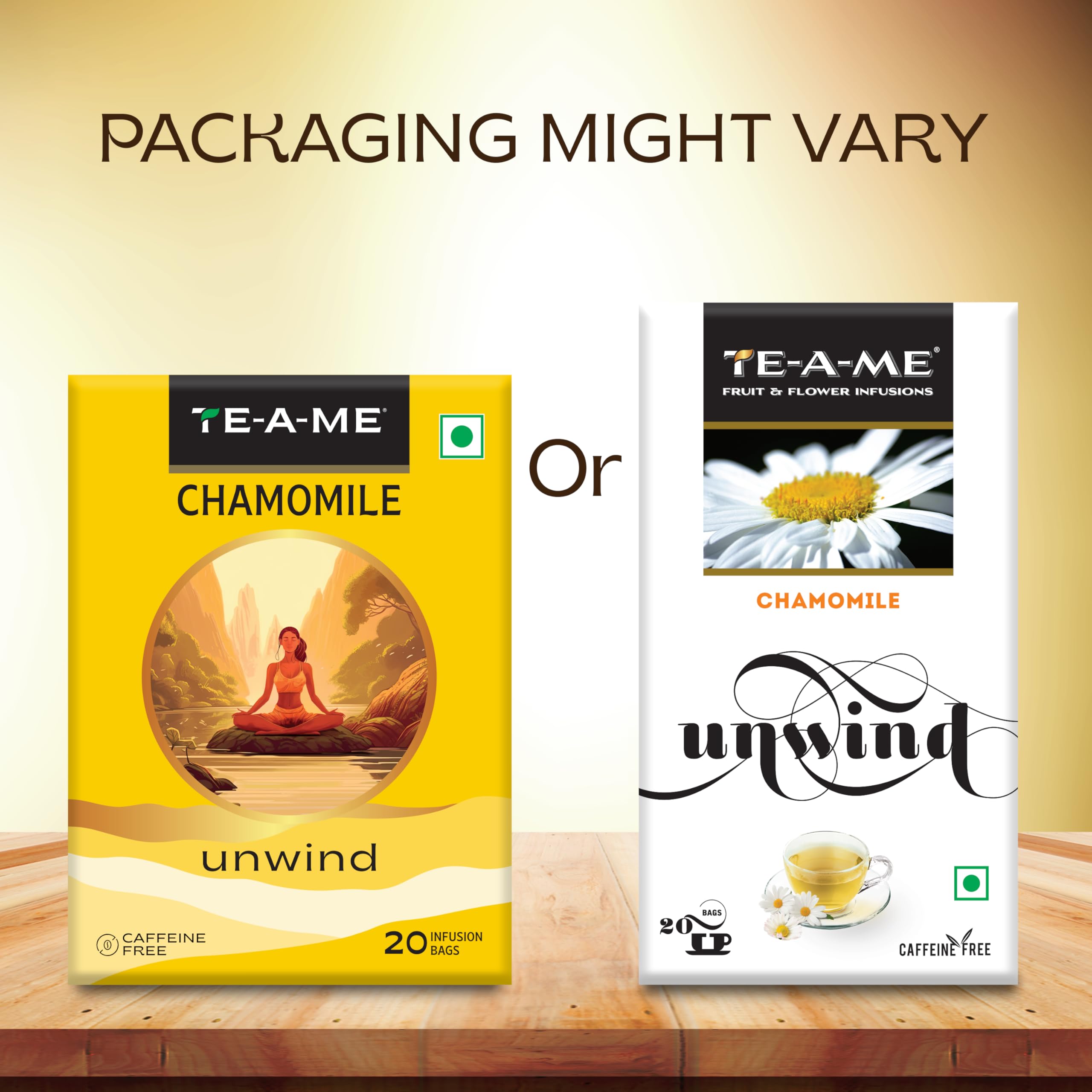 TE-A-ME Chamomile Tea - 20 Tea Bags | Chamomile Tea Bags for Sleep | Aids in Anxiety Relief & Relaxation | Diwali Gift - Image 2 thumbnail